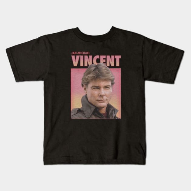 Jan Michael Vincent Kids T-Shirt by Do Something Today